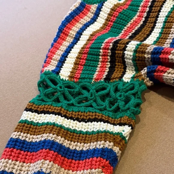 MOTHER Colorful Striped Crew Neck Sweater - Picture 5 of 5